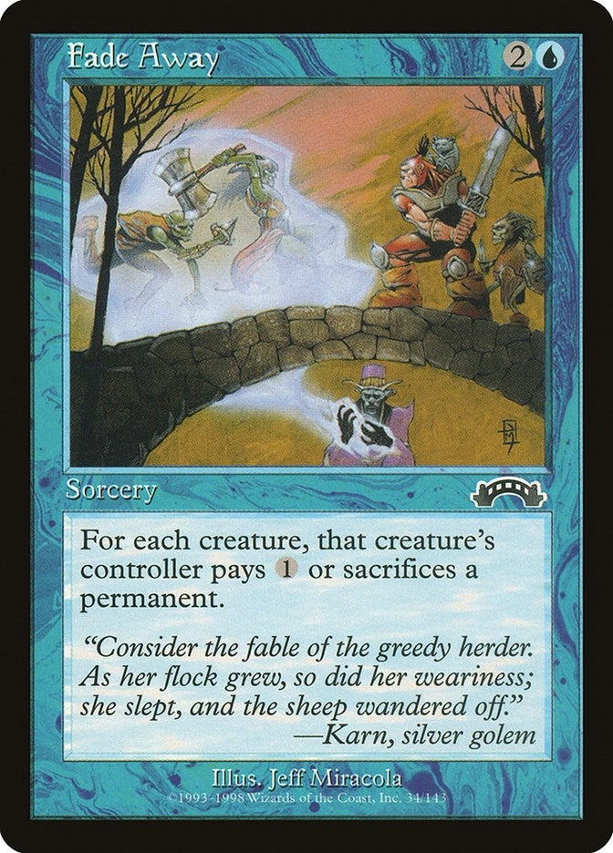 Image for Fade Away (34) (EXO) - Magic: The Gathering