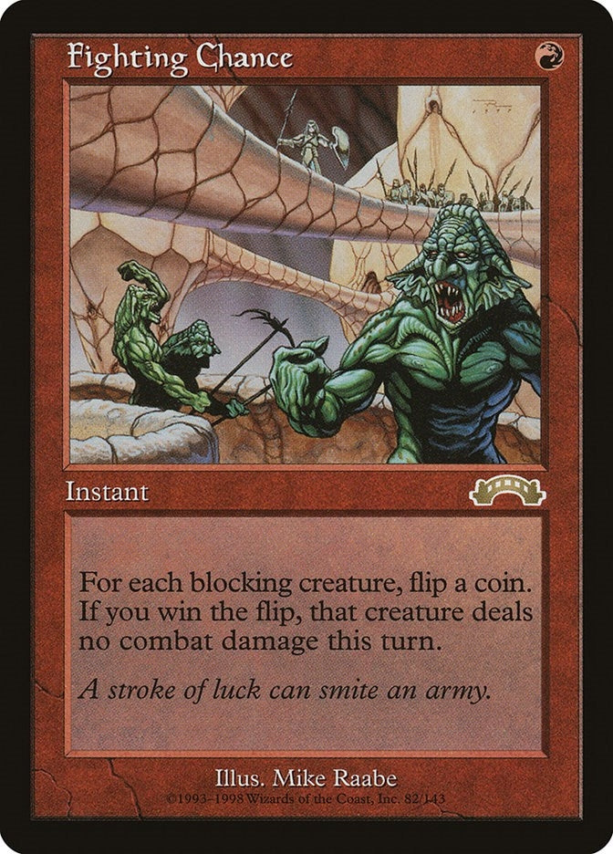 Image for Fighting Chance (82) (EXO) - Magic: The Gathering