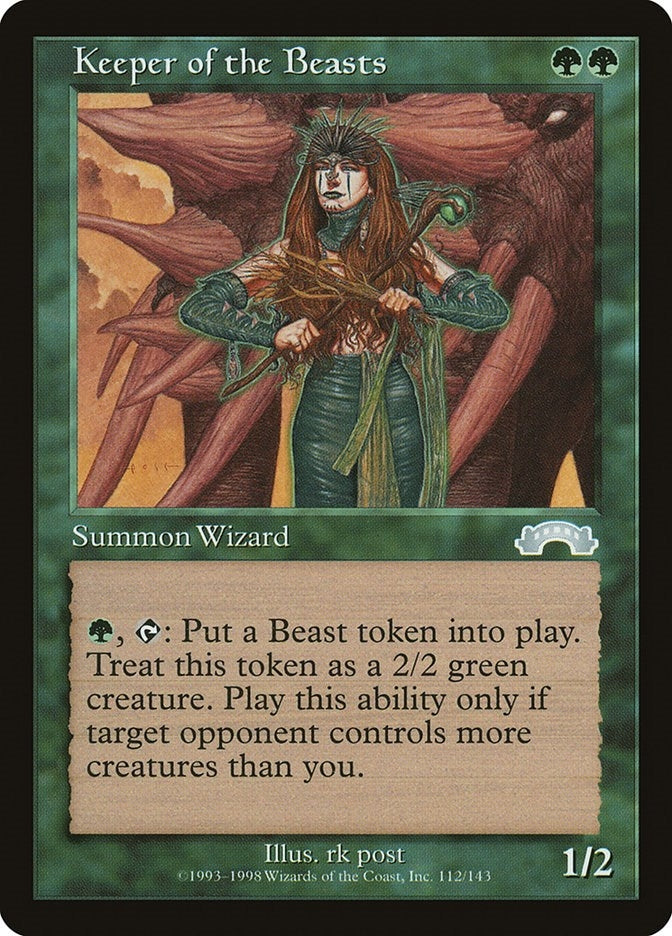 Image for Keeper of the Beasts (112) (EXO) - Magic: The Gathering