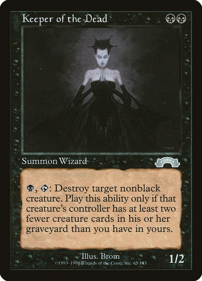 Image for Keeper of the Dead (65) (EXO) - Magic: The Gathering
