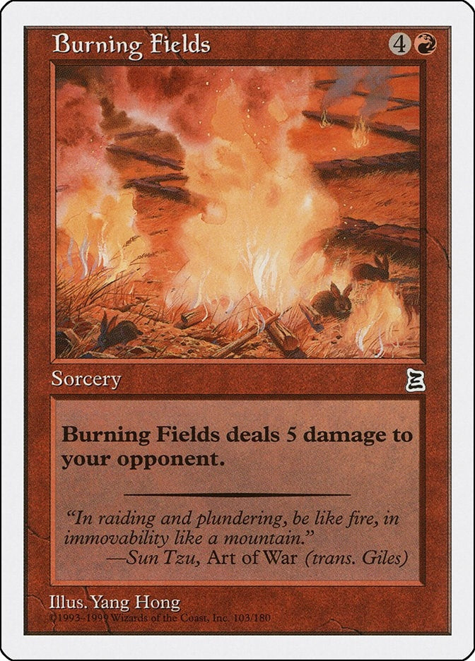 Image for Burning Fields (103) (PTK) - Magic: The Gathering