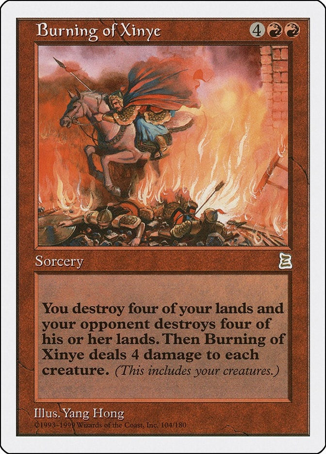 Image for Burning of Xinye (104) (PTK) - Magic: The Gathering