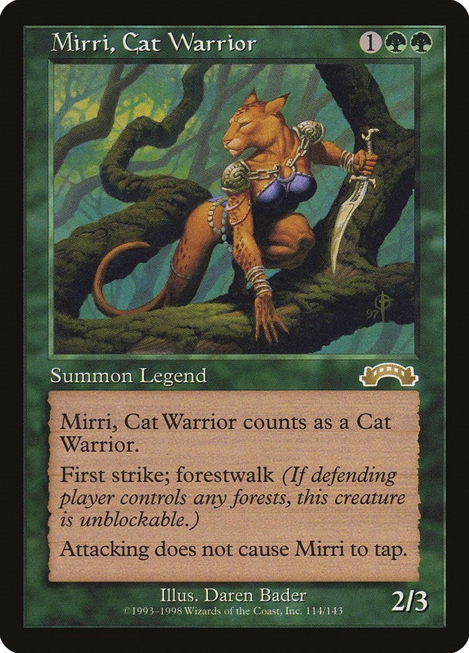 Image for Mirri, Cat Warrior (114) (EXO) - Magic: The Gathering