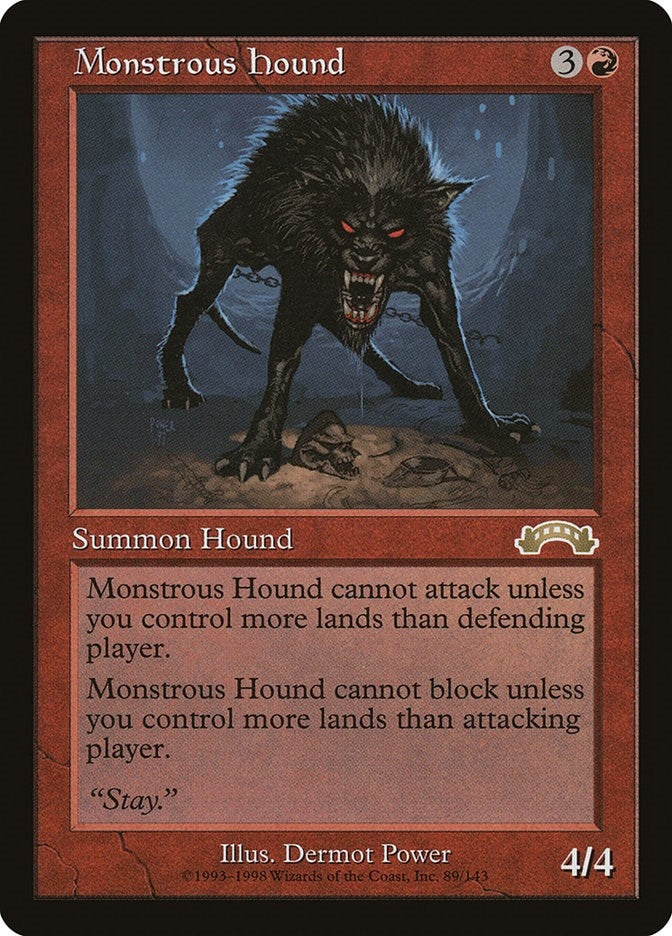 Image for Monstrous Hound (89) (EXO) - Magic: The Gathering