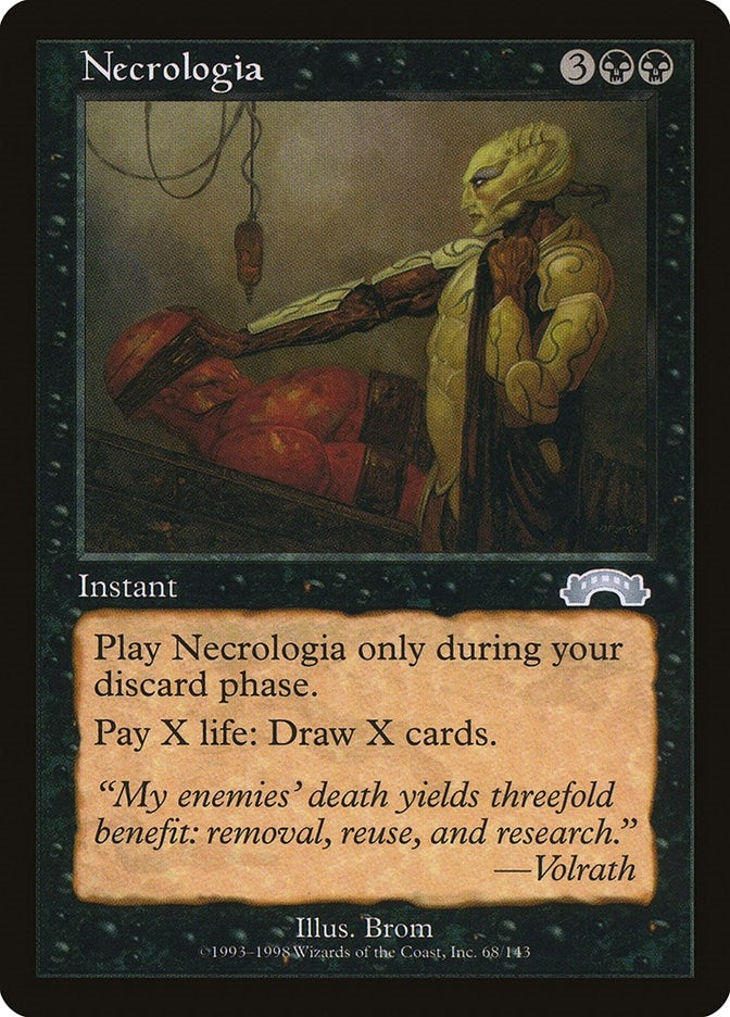Image for Necrologia (68) (EXO) - Magic: The Gathering