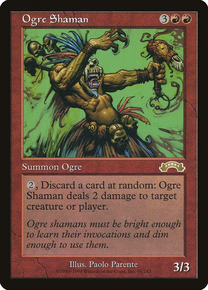 Image for Ogre Shaman (91) (EXO) - Magic: The Gathering