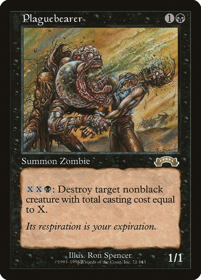 Image for Plaguebearer (71) (EXO) - Magic: The Gathering