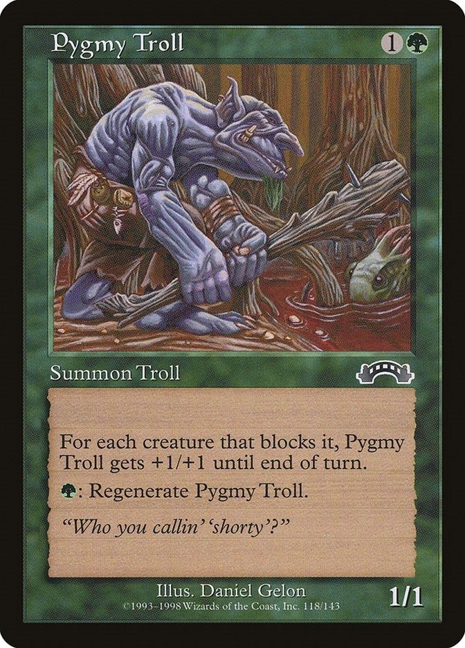 Image for Pygmy Troll (118) (EXO) - Magic: The Gathering