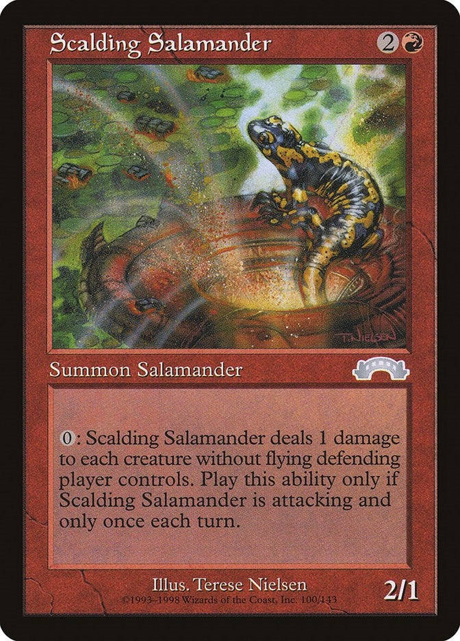 Image for Scalding Salamander (100) (EXO) - Magic: The Gathering