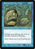 Image for School of Piranha (45) (EXO) - Magic: The Gathering