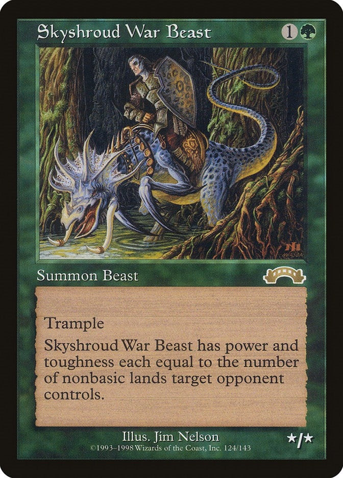 Image for Skyshroud War Beast (124) (EXO) - Magic: The Gathering