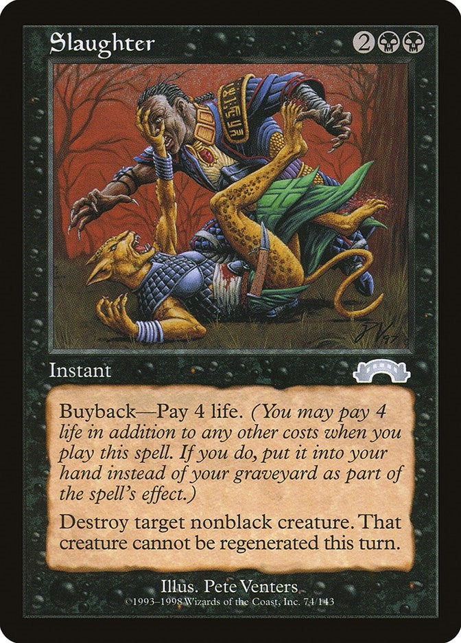 Image for Slaughter (74) (EXO) - Magic: The Gathering