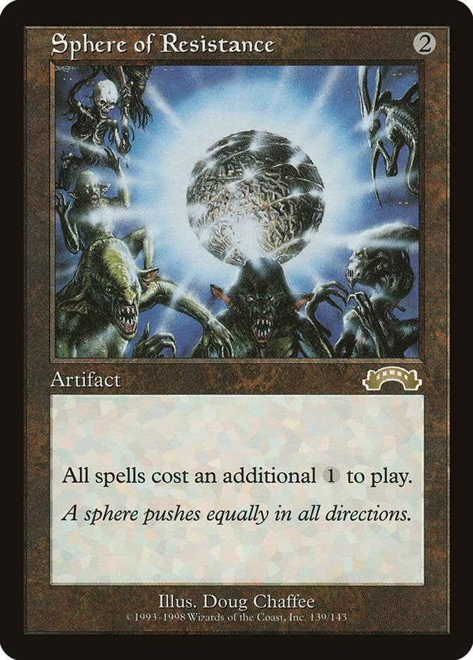 Image for Sphere of Resistance (139) (EXO) - Magic: The Gathering