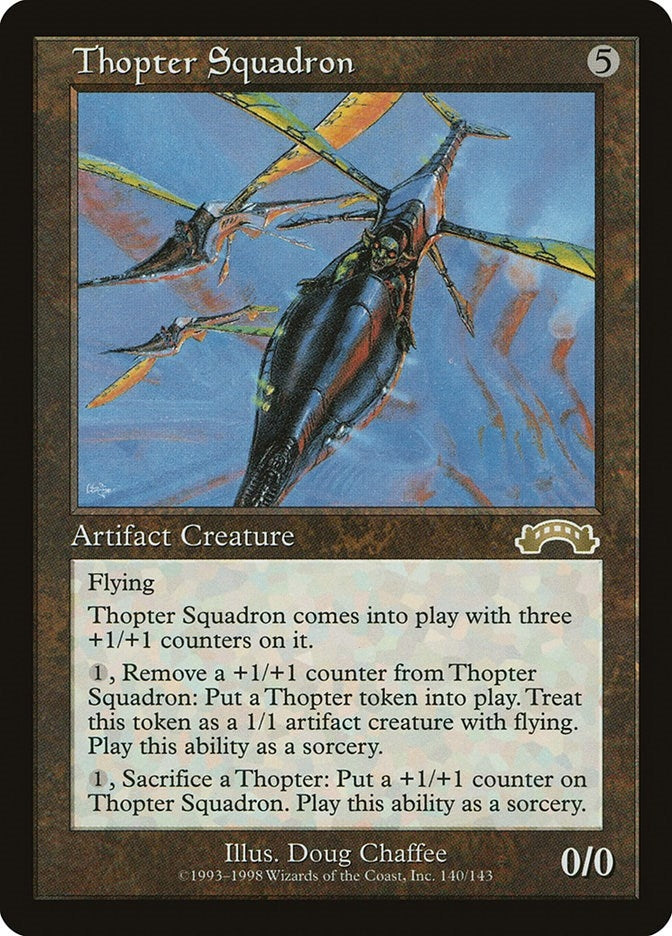 Image for Thopter Squadron (140) (EXO) - Magic: The Gathering