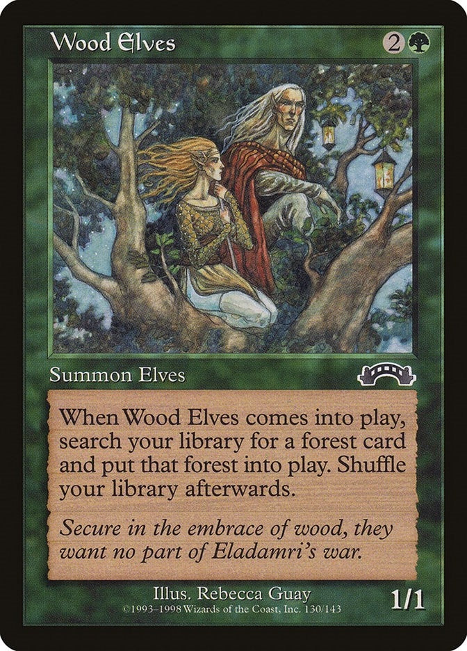 Image for Wood Elves (130) (EXO) - Magic: The Gathering