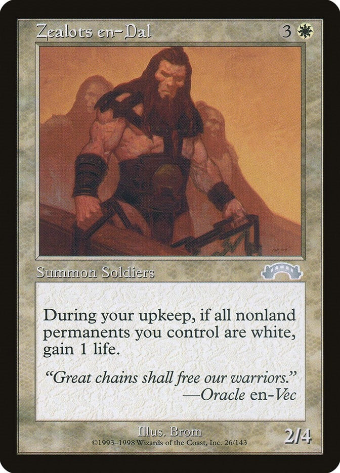 Image for Zealots en-Dal (26) (EXO) - Magic: The Gathering
