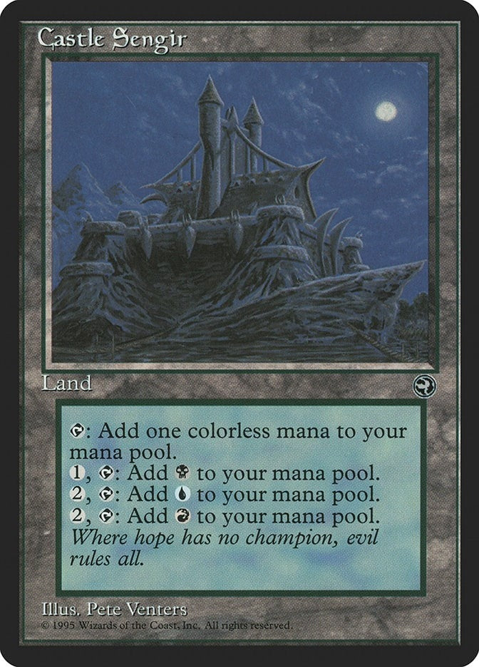 Image for Castle Sengir (HML) - Magic: The Gathering