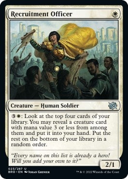 Image for Recruitment Officer (23) (BRO) - Magic: The Gathering