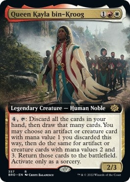 Image for Queen Kayla bin-Kroog (Extended Art) (357) (BRO) - Magic: The Gathering