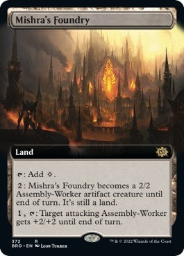Image for Mishra's Foundry (Extended Art) (372) (BRO) - Magic: The Gathering