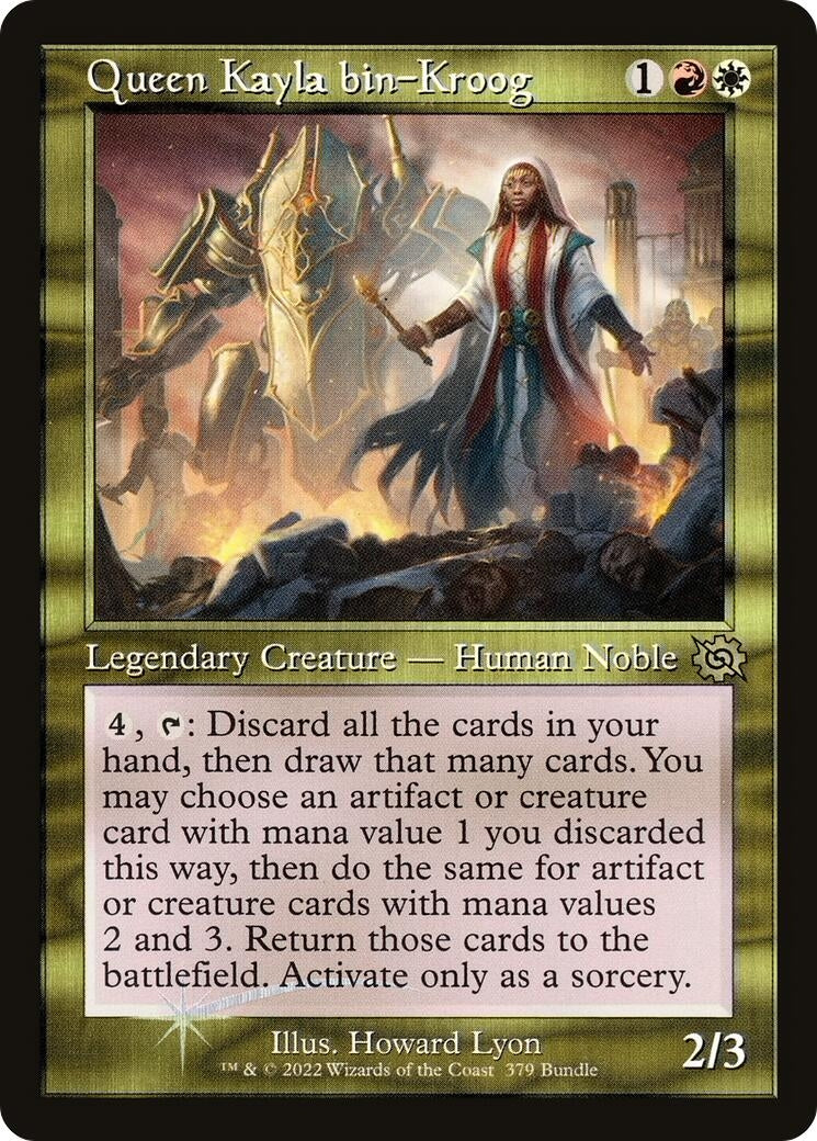 Image for Queen Kayla bin-Kroog (Retro Frame) (BRO Bundle) (379) (UMP) - Magic: The Gathering