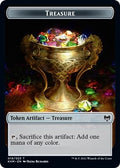 Image for Treasure // Clue Double-Sided Token (Pioneer 2022) (19 // 14) (UMP) - Magic: The Gathering