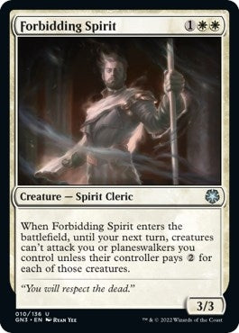 Image for Forbidding Spirit (10) (GN3) - Magic: The Gathering