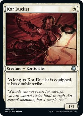 Image for Kor Duelist (13) (GN3) - Magic: The Gathering