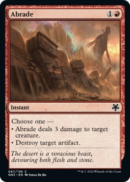 Image for Abrade (67) (GN3) - Magic: The Gathering