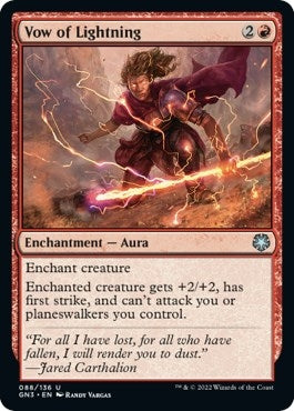 Image for Vow of Lightning (88) (GN3) - Magic: The Gathering