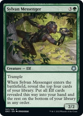 Image for Sylvan Messenger (107) (GN3) - Magic: The Gathering