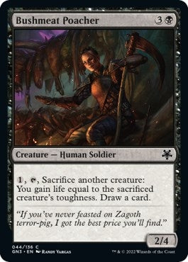 Image for Bushmeat Poacher (44) (GN3) - Magic: The Gathering
