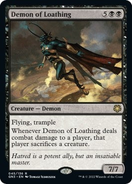 Image for Demon of Loathing (45) (GN3) - Magic: The Gathering