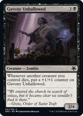 Image for Gavony Unhallowed (51) (GN3) - Magic: The Gathering