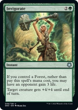 Image for Invigorate (99) (GN3) - Magic: The Gathering