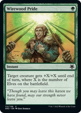 Image for Wirewood Pride (112) (GN3) - Magic: The Gathering