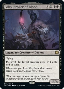 Image for Vilis, Broker of Blood (63) (GN3) - Magic: The Gathering