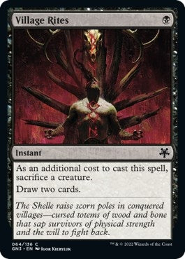 Image for Village Rites (64) (GN3) - Magic: The Gathering