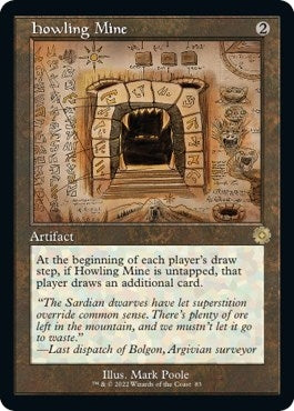 Image for Howling Mine (Schematic) (83) (BRR) - Magic: The Gathering