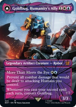 Image for Goldbug, Humanity's Ally (Shattered Glass) (25) (BOT) - Magic: The Gathering