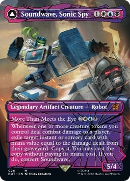 Image for Soundwave, Sonic Spy (Shattered Glass) (28) (BOT) - Magic: The Gathering