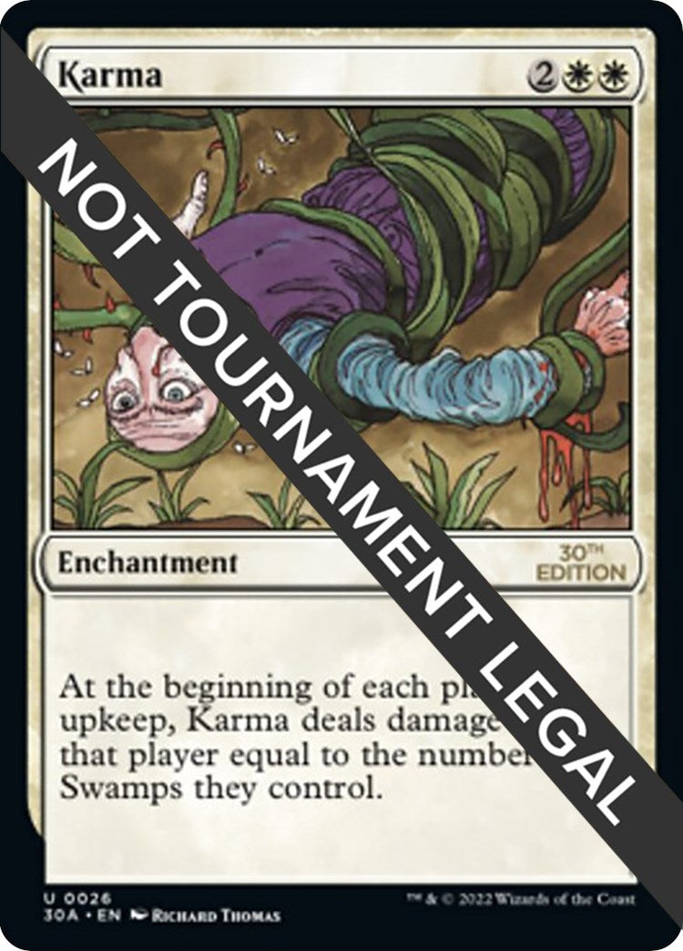 Image for Karma (26) (30A) - Magic: The Gathering