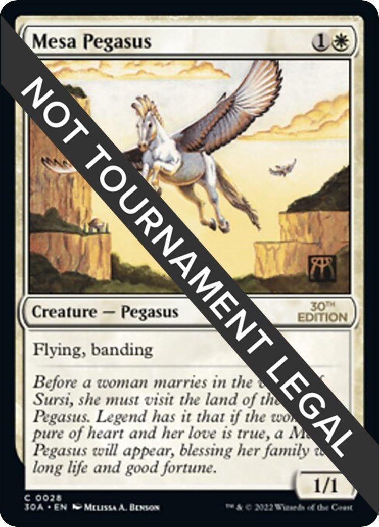 Image for Mesa Pegasus (28) (30A) - Magic: The Gathering