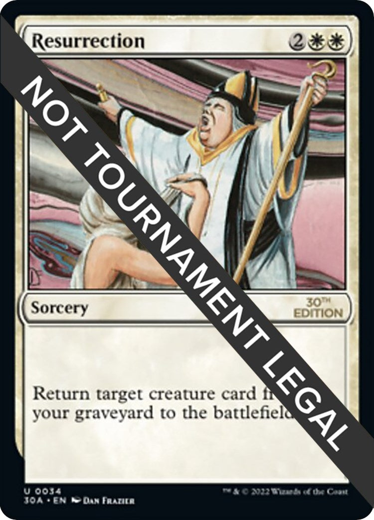 Image for Resurrection (34) (30A) - Magic: The Gathering