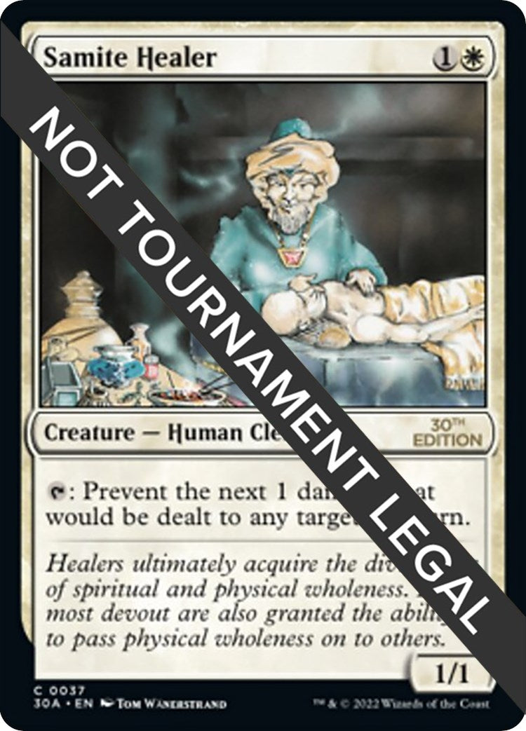 Image for Samite Healer (37) (30A) - Magic: The Gathering