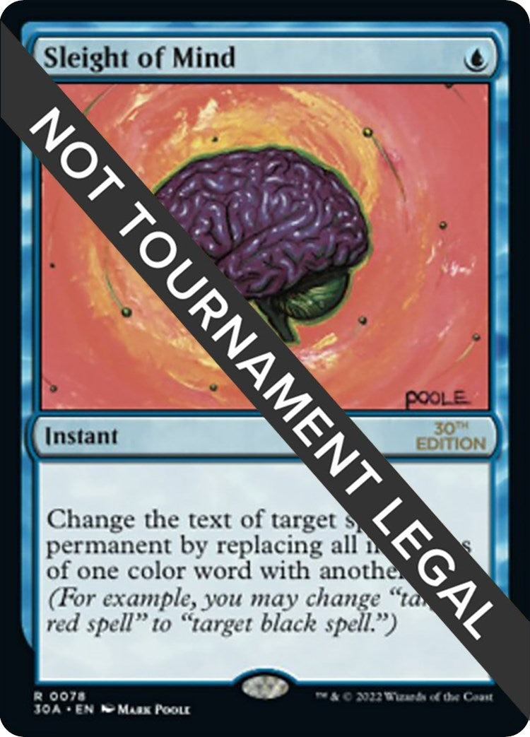 Image for Sleight of Mind (78) (30A) - Magic: The Gathering