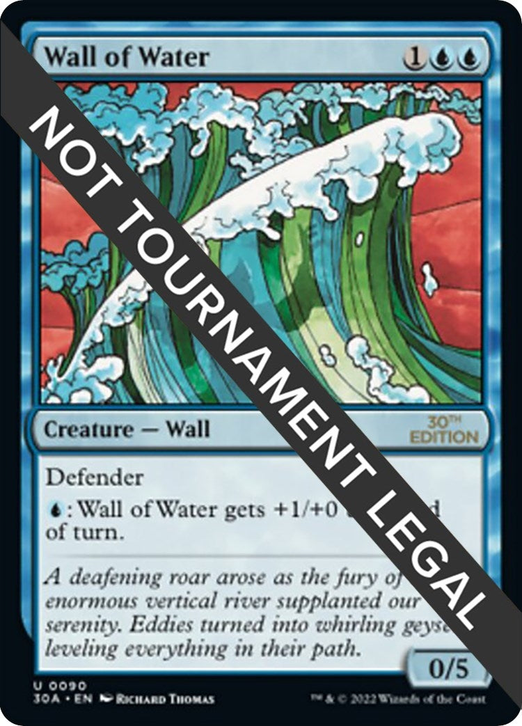 Image for Wall of Water (90) (30A) - Magic: The Gathering