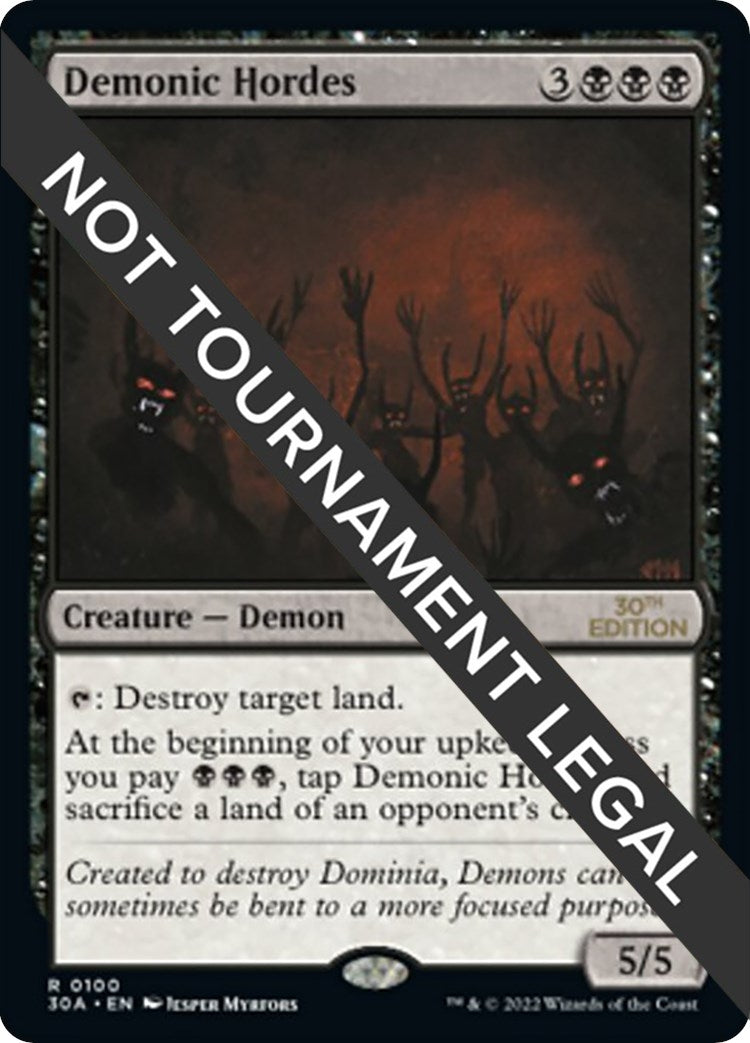 Image for Demonic Hordes (100) (30A) - Magic: The Gathering