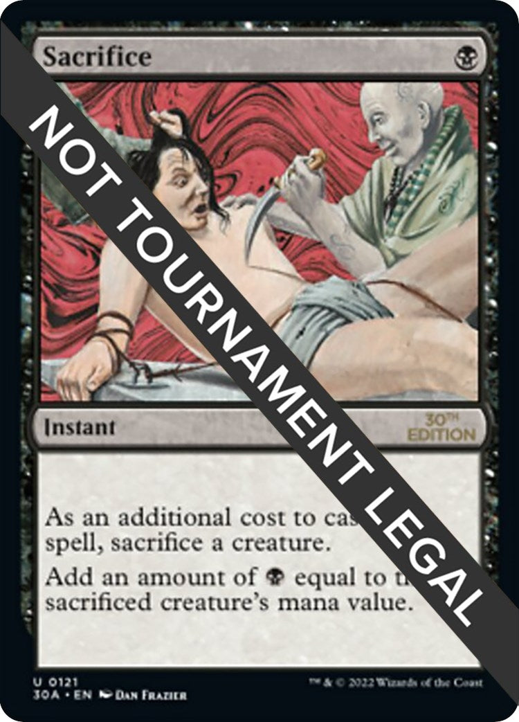 Image for Sacrifice (121) (30A) - Magic: The Gathering