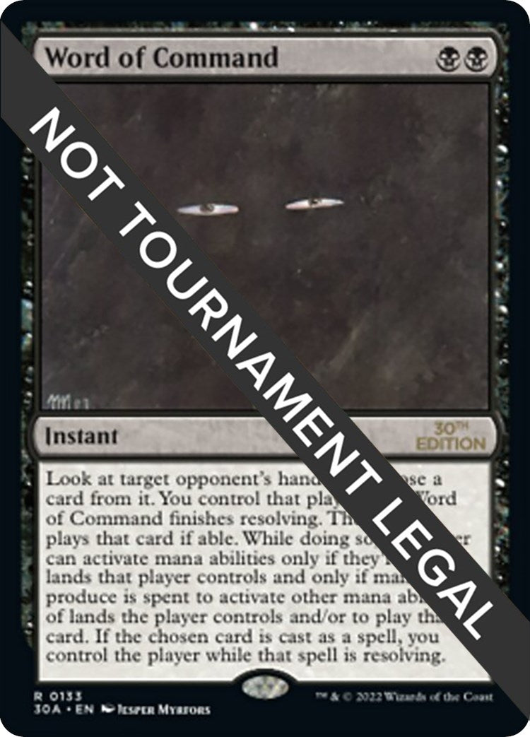 Image for Word of Command (133) (30A) - Magic: The Gathering